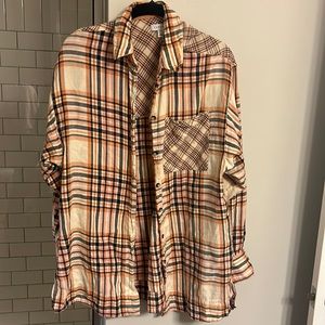 Topshop oversized flannel